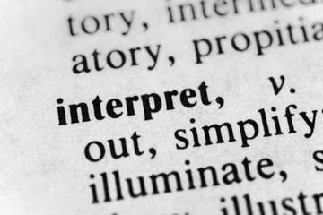 Fototapeta premium Interpret