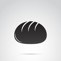 Type of bread vector icon.