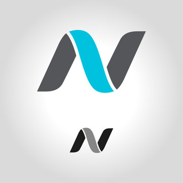 letter n logo, icon and symbol vector illustration