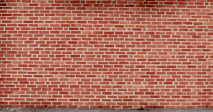 Soft focus of brick wall background