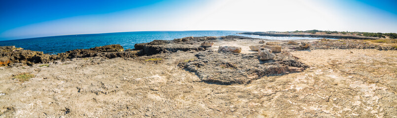 wild rocky coast of Puglia