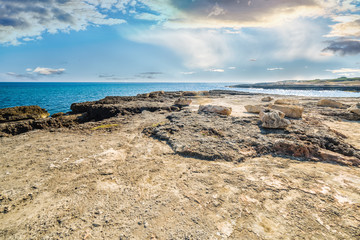 wild rocky coast of Puglia
