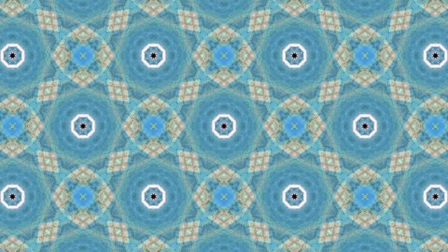 Abstract colorful digital kaleidoscopic loopable motion graphic background. Futuristic loop psychedelic hypnotic backdrop  