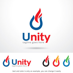 Letter U Logo Template Design Vector