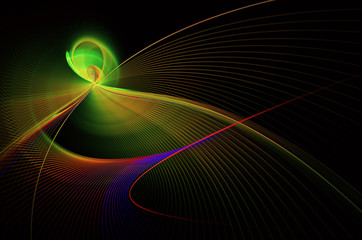 abstract fractal background, texture, 2D illustration