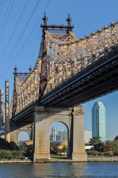 Fototapeta Queensboro (Ed Koch) Bridge from Manhattan