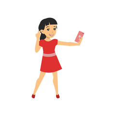 Selfie People Cartoon