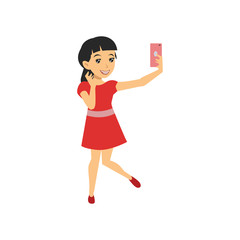 Selfie People Cartoon