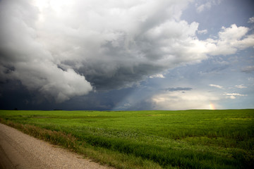 Fototapeta premium Storm Clouds Saskatchewan