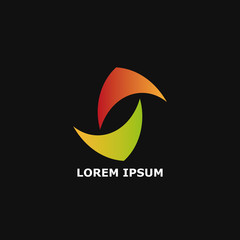 Colorful business logo