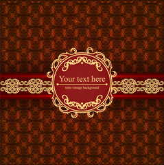 Vintage retro pattern. Vector illustration