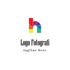 Alphabet and Letter for Photography Logo Templat