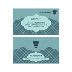 Culinary Business Card Templates for Cake and Bakery Shop
