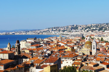 Fototapeta na wymiar Cityscape of Nice, France