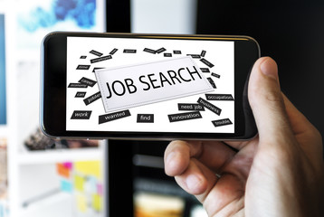 Job Search  Human Resources Employment Concept