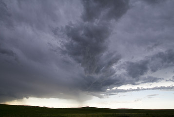 Obraz na płótnie Canvas Storm Clouds Saskatchewan