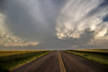 Fototapeta premium Storm Clouds Saskatchewan