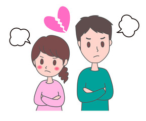 カップル　喧嘩