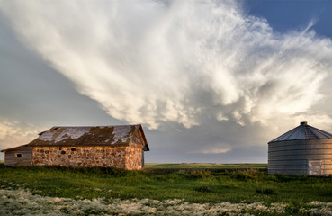 Obraz premium Storm Clouds Saskatchewan