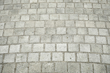 Pavement of granite in the Garden.
