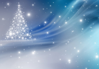 Blue christmas background