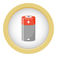 Cylinder battery icon