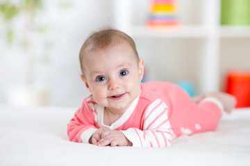 Portrait of pretty baby girl