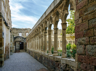 Cloister of the convent of San Francisco in  Morella