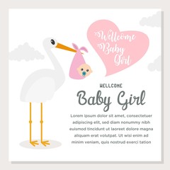 New Born Card for Baby and Beautiful Mom
