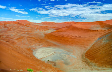 Sand dunes Namib-Naukluft national park in Namibia
