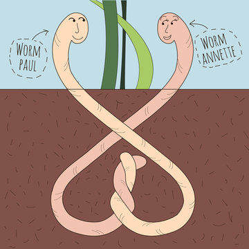 Couple love worms