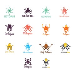 Octopus Logo Templates 