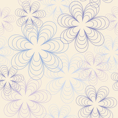 Seamless floral background. Print. Cloth design, wallpaper.