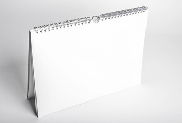 white calendar mockup