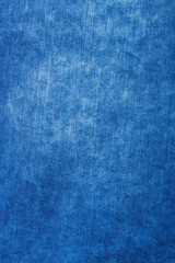 Detail of  blue jeans