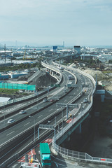 Fototapeta na wymiar 都市風景 日本 高速道路