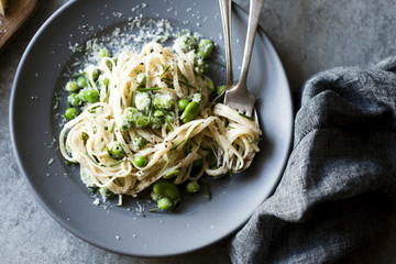 Spring vegetable pasta