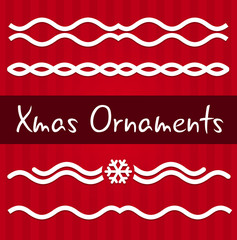 vector christmas ornaments - xmas elements