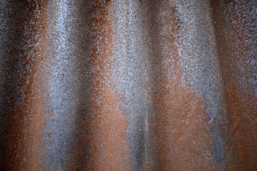 Rusty old zinc texture background