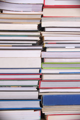 Piles of books background