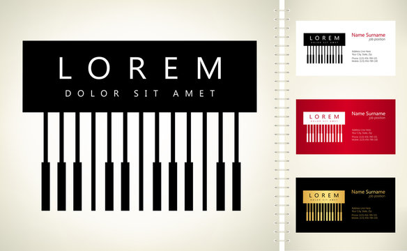 piano key logo