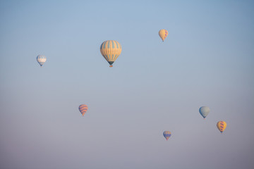 Hot air balloons in Cappadocia