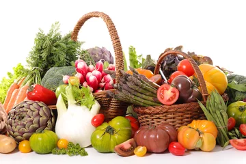 Foto op Plexiglas composition with fruit and vegetable © M.studio