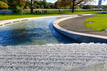 Poster de jardin Fontaine Princess Diana Memorial Fountain in Hyde Park, London
