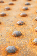 rusty metal. Vintage texture of rusty metal. the aged metal.