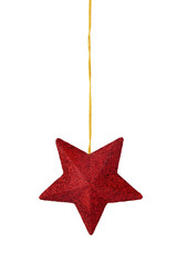 Christmas decoration on white.