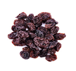 raisins isolated on white background