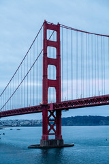Golden Gate Bridge Tower at Dawn