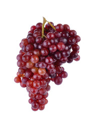 red grape isolated on white