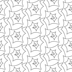 Fototapeta premium Vector floral background of drawn lines